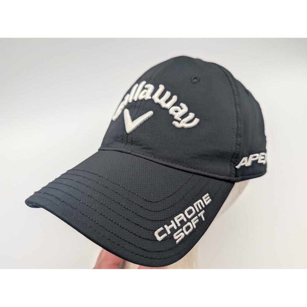 Callaway Golf Hat Black Epic Apex Chrome Soft Odyssey Adjustable Cap